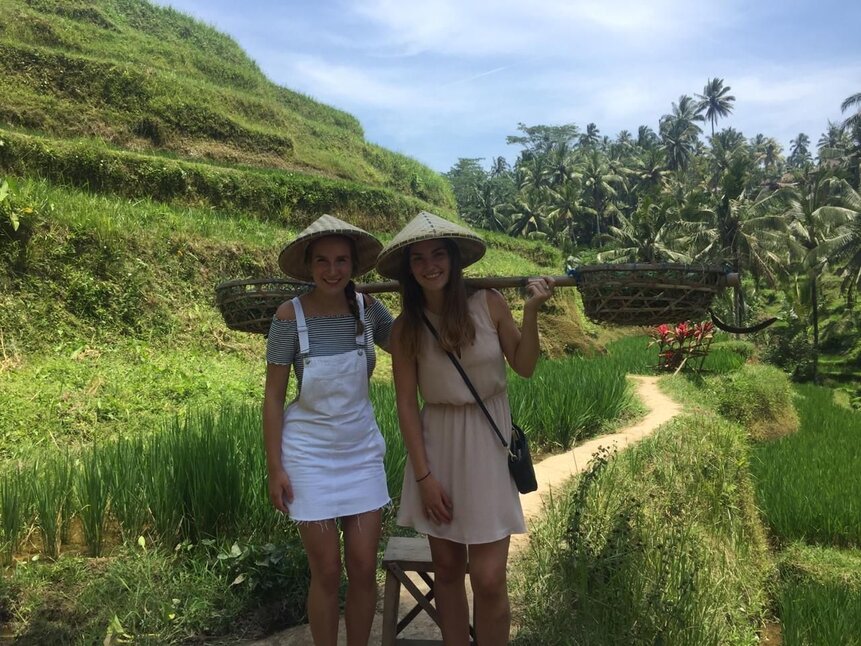 Andrea and Mona in Bali