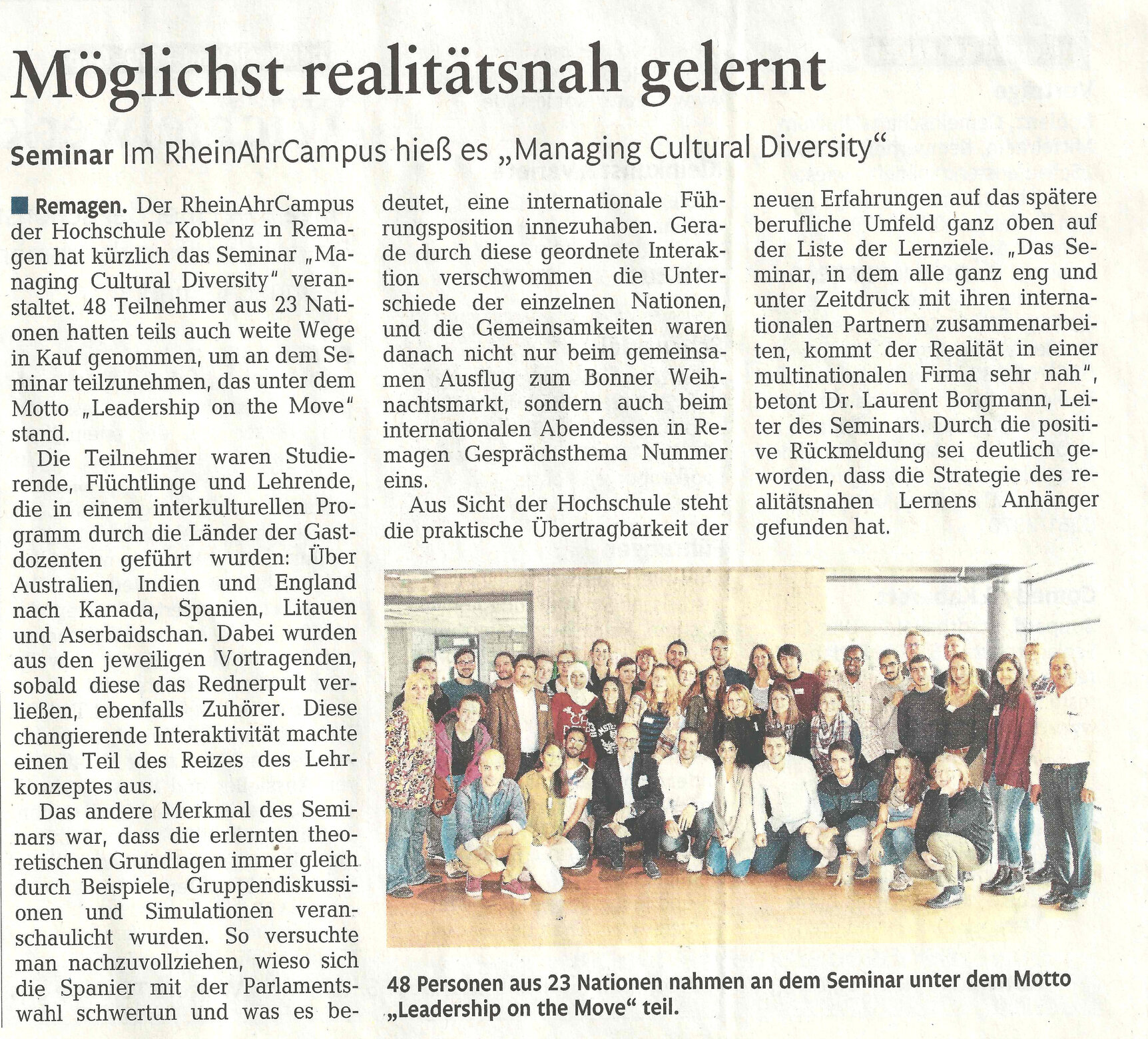 Zeitungsartikel