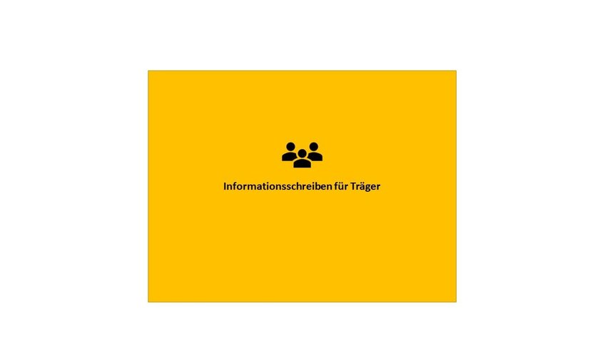 Link zu Informationen für Träger