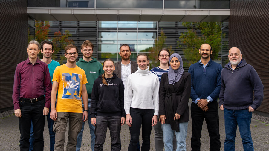 Teamfoto Arbeitsgruppe Wearable Labor