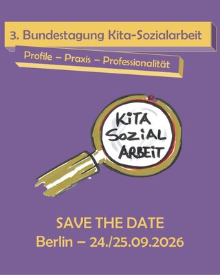 Save The Date Bundestagung Kita-Sozialarbeit
