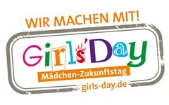 Ein Logo zeigt den Schriftzug des Girls´Day - Mädchen-Zukunftstag