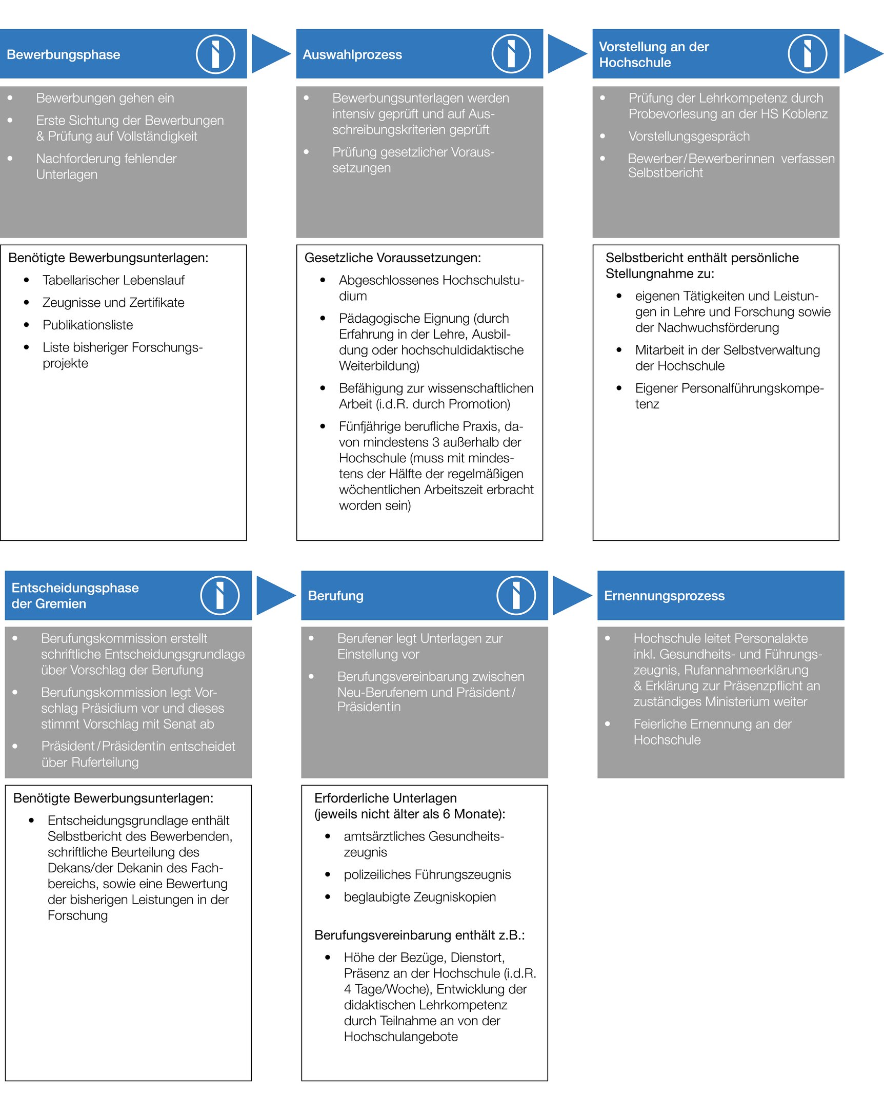 Diagramm: Ablauf einer Berufung