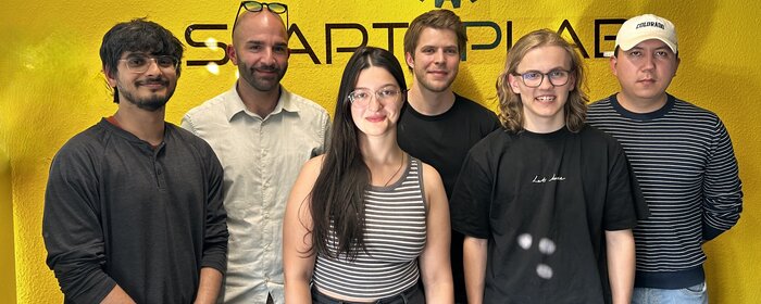 Die 6 Mitglieder der neuen Teams