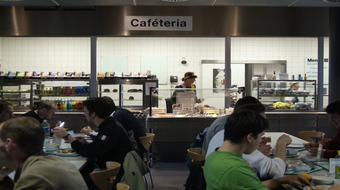 Mensa des RheinAhrCampus vor 25 Jahren