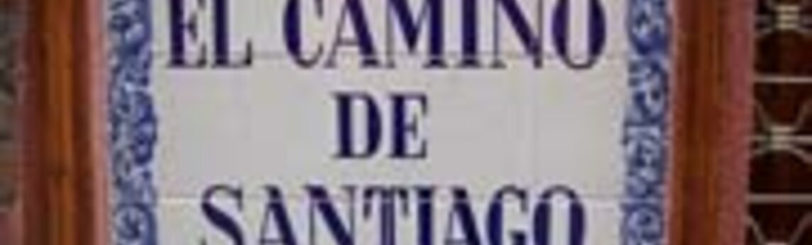 Schild El Camino de Santiago