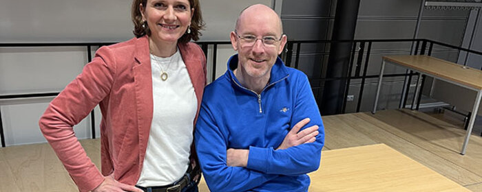 Foto Prof. Dr. Daecke und Nils Reinhardt Telekom 