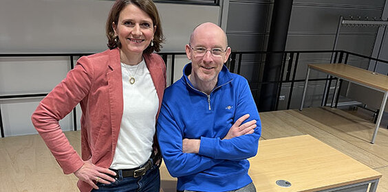 Foto Prof. Dr. Daecke und Nils Reinhardt Telekom 
