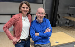 Foto Prof. Dr. Daecke und Nils Reinhardt Telekom 