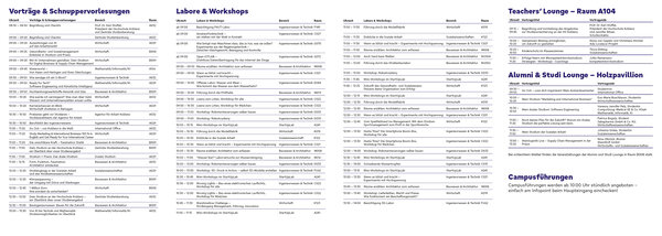 Programm Open Day Koblenz