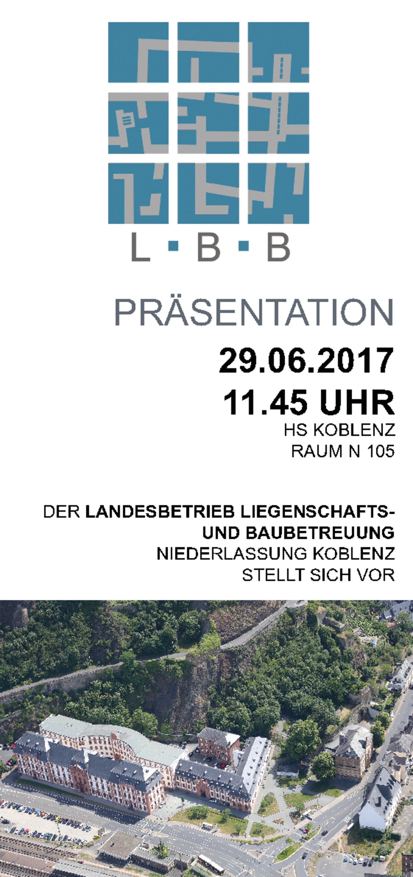 Plakat LBB Präsentation