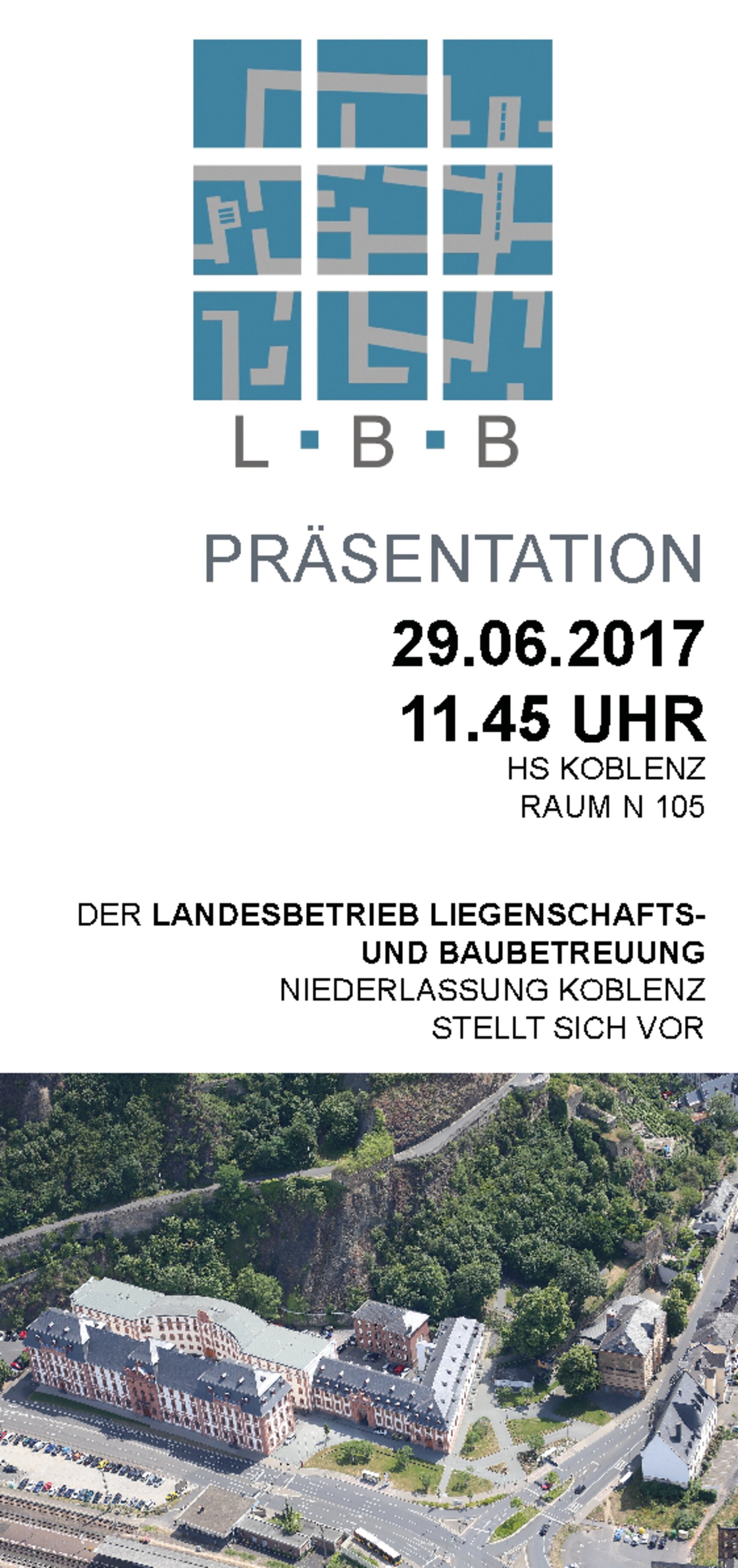 Plakat LBB Präsentation