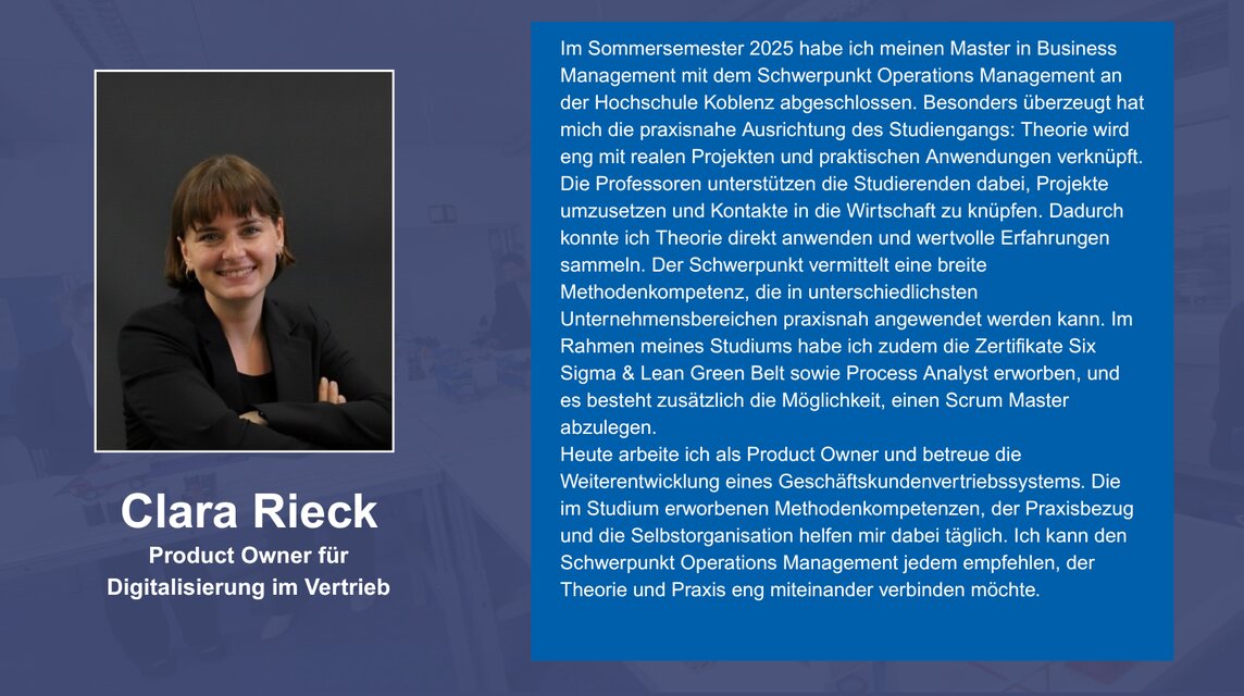 Testimonial Clara Rieck