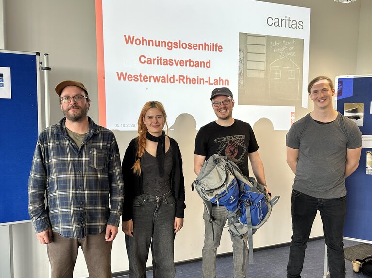 4 Mitarbeitende der Wohnungslosenhilfe Caritasverband