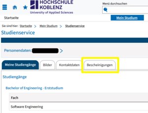 Zugang beantragen Zugang beantragen