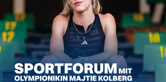 Olympionikin Majtie Kolberg zum Sportforum am RheinAhrCampus