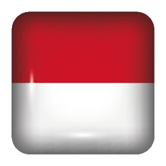 Flagge von Indonesien