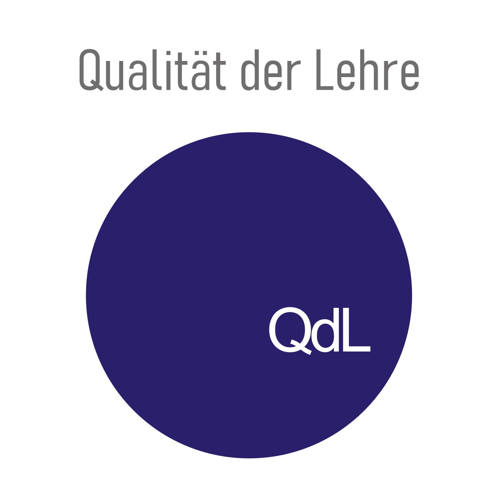 Grafische Darstellung mit weiterführendem Link zum Projekt Qualität der Lehre (QdL) Grafische Darstellung mit weiterführendem Link zum Projekt Qualität der Lehre (QdL)