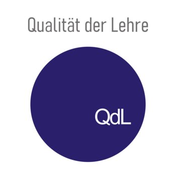 Grafische Darstellung mit weiterführendem Link zum Projekt Qualität der Lehre (QdL)