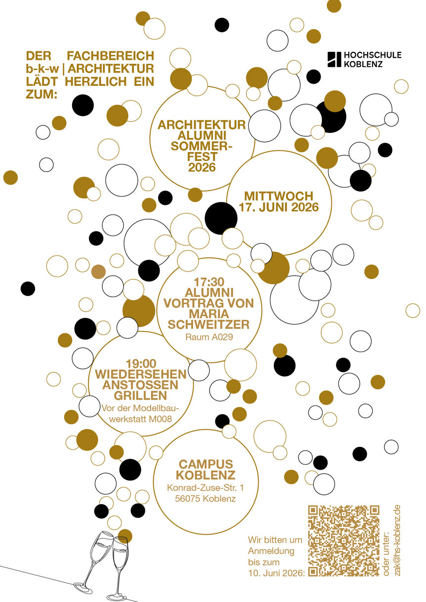 Flyer Architektur-Alumni-Sommerfest