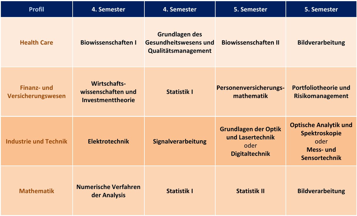 Wahlpflichtmodule