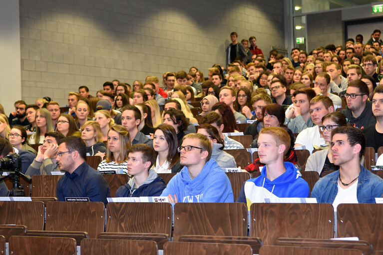 Erstsemesterbegrüßung: Blick in den Hörsaal