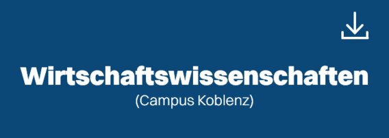 Download der Broschüre des Fachbereichs Wirtschaftswissenschaften