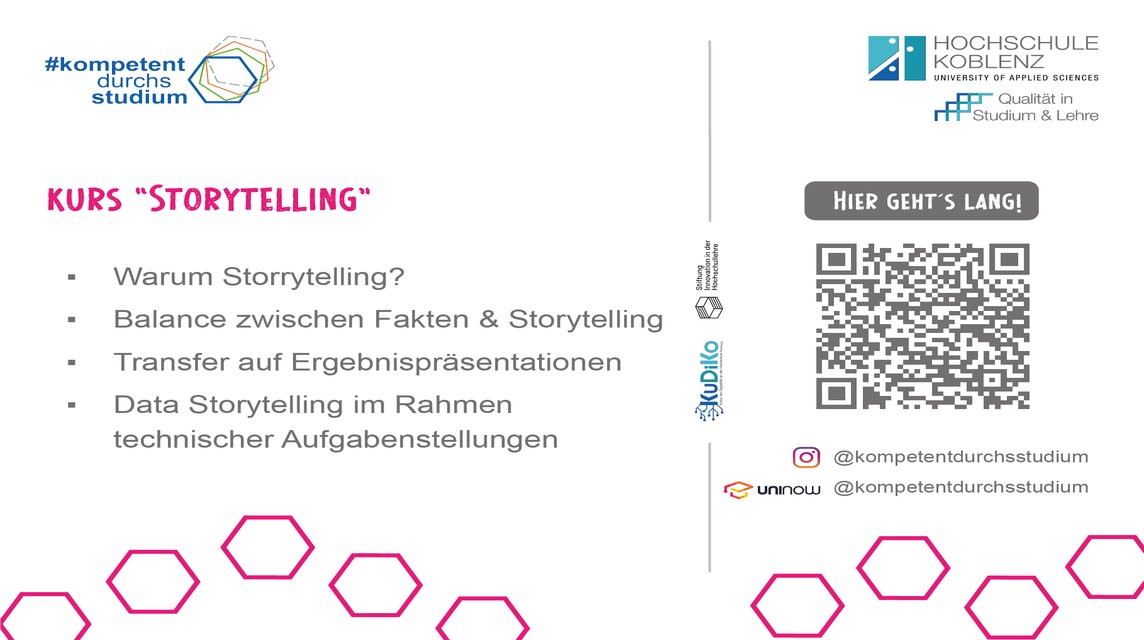 Storytelling - mit #kompetentdurchsstudium