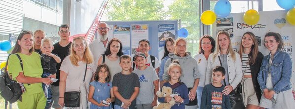 Families and students met on campus