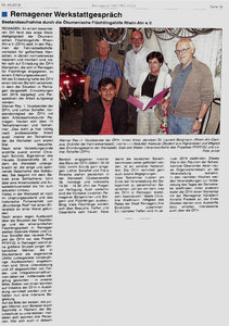 International Bicycle Workshop Newspaper Article