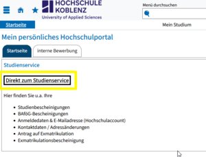 Zugang beantragen Zugang beantragen