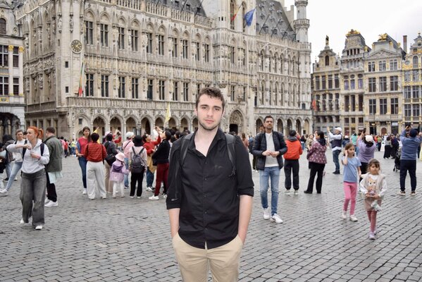 Diogo exploring German cities during his exchange semester
