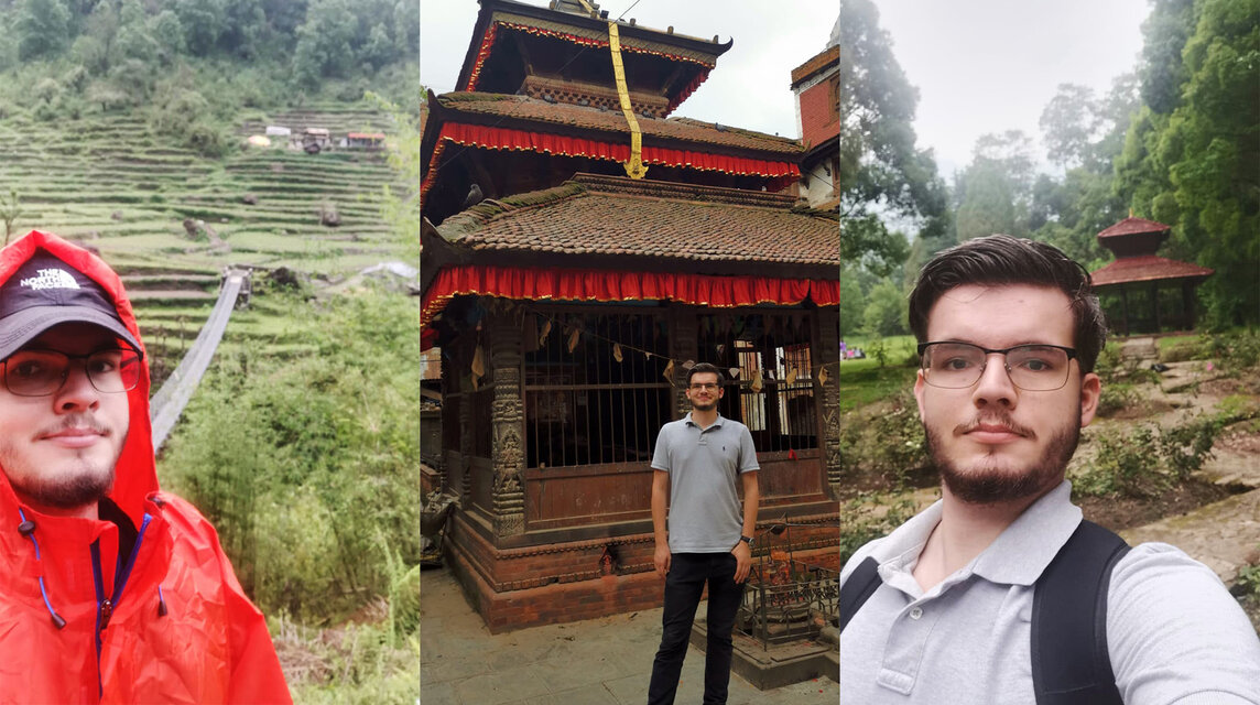 Stipendiat Oliver Greguletz in Nepal