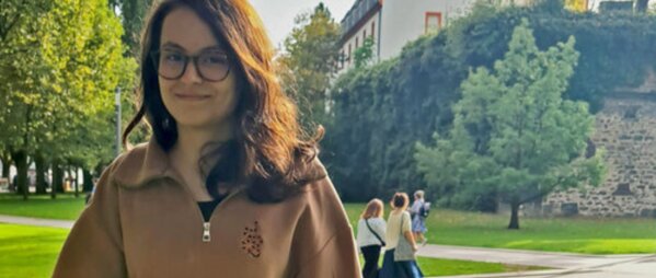 Exchange student exploring the Rhineland