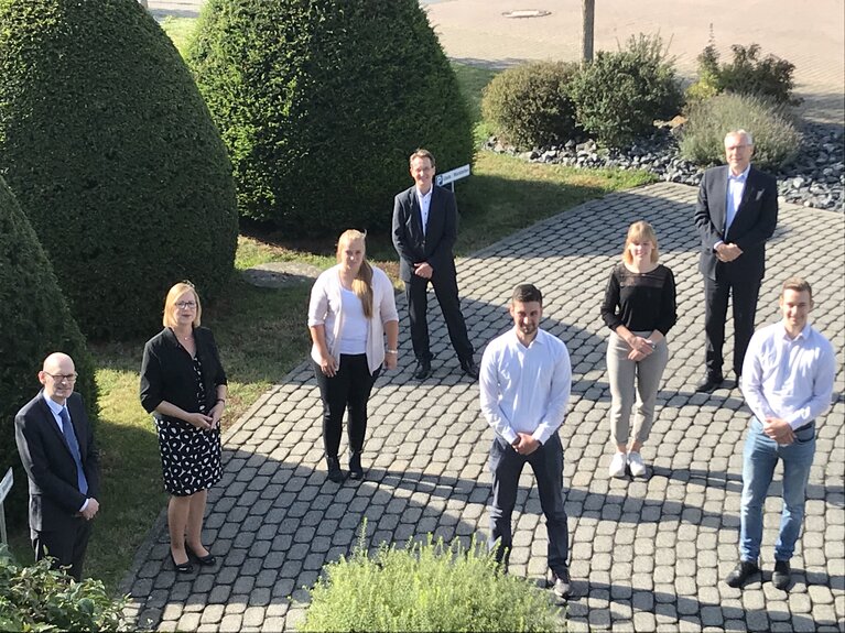 Gruppenfoto der Studierenden