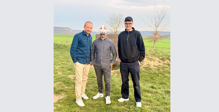 Gruppenbild Daniel Roos, Martin Mucha, Philipp Pilcher