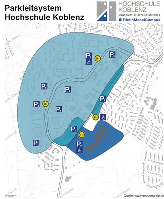 Parken am RheinMoselCampus