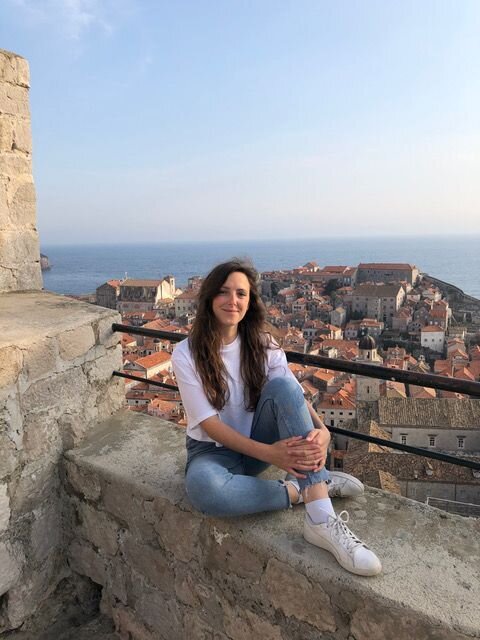 Tabea während ihres Auslandssemesters in Split