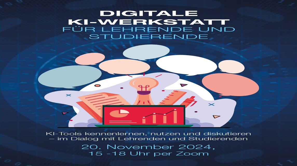 Werbeflyer "Digitale KI-Werkstatt" - Seite 1