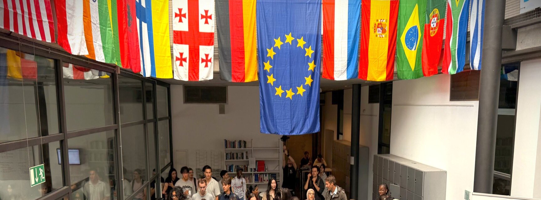 Opening of International Week - Flags