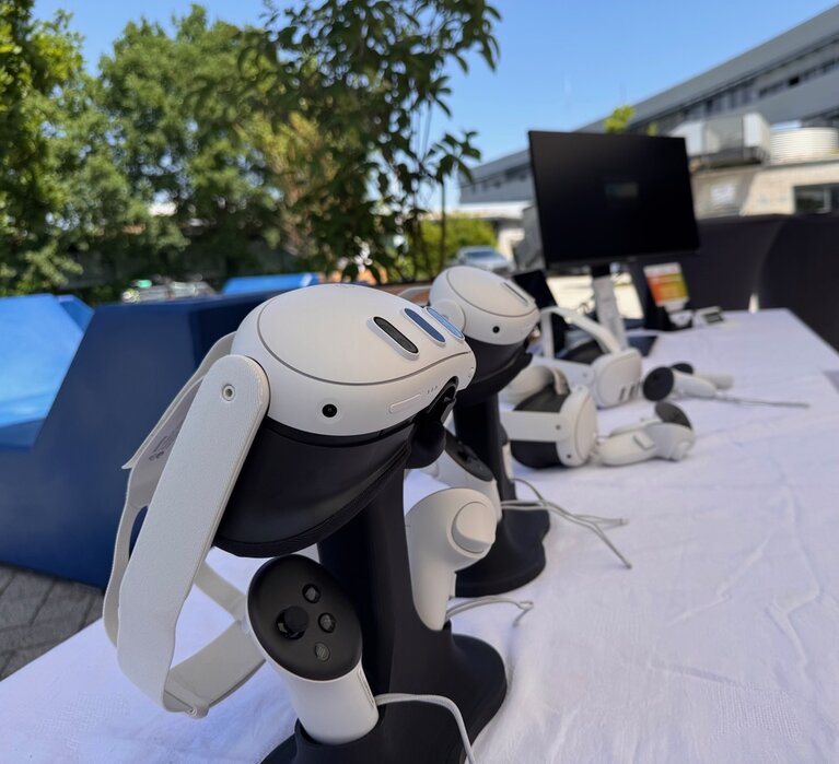 Foto: Miriam Baghai-Thordsen / Hochschule Koblenz VR Brille