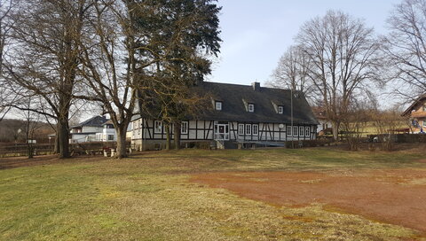 Ein Landhaus in der Ferne