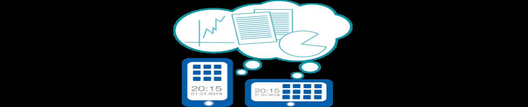 Ein Smartphone und ein Tablet.