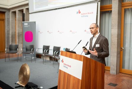 Andy Schieler beim Expert*innenforum Startchancen Frühe Bildung