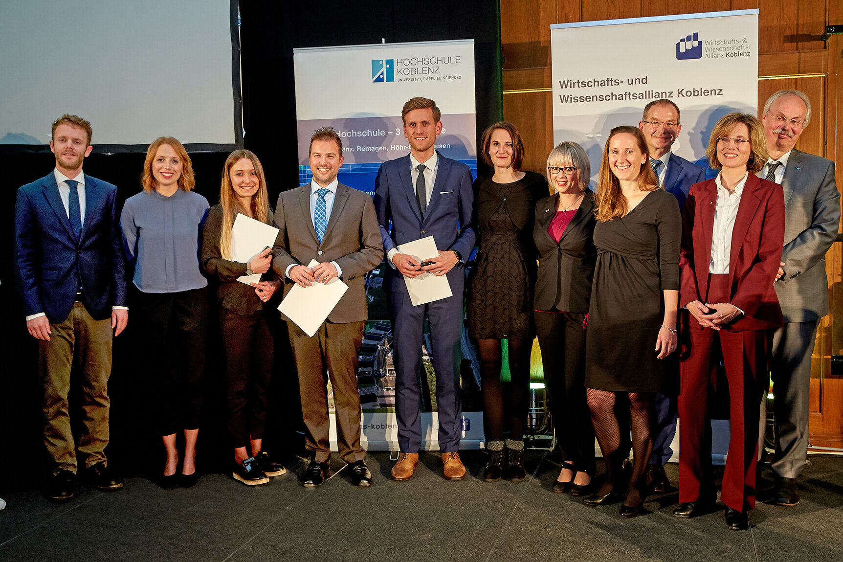 Gruppenfoto vom Koblenzer Hochschulpreis