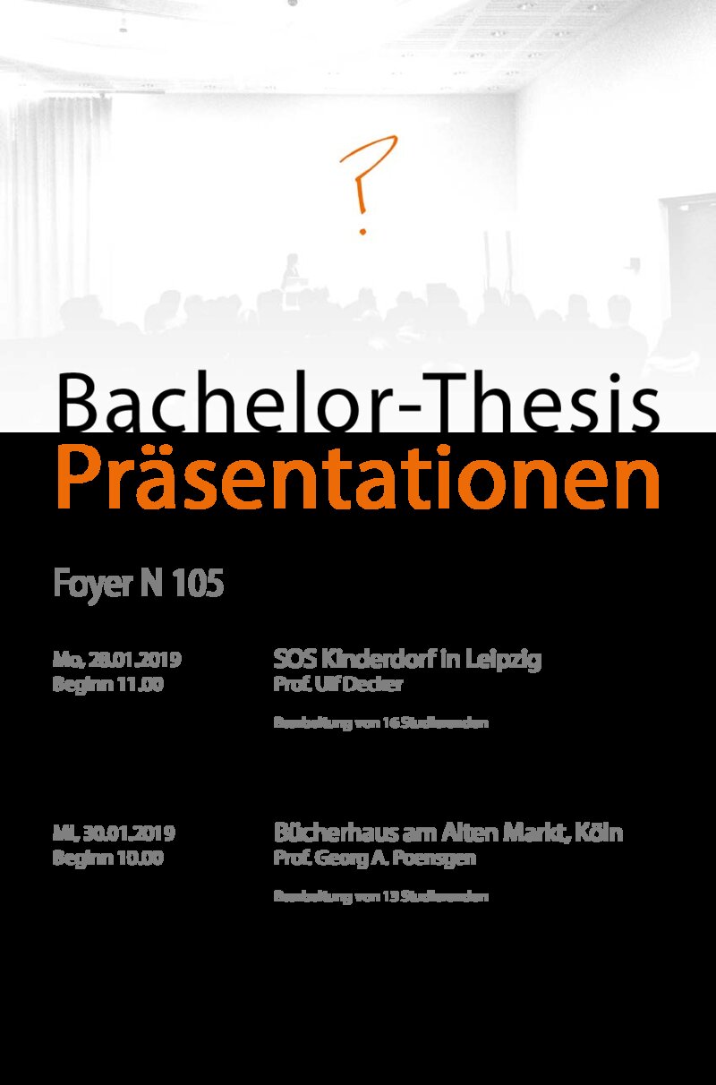 Bachelor - Thesis - Präsentationen