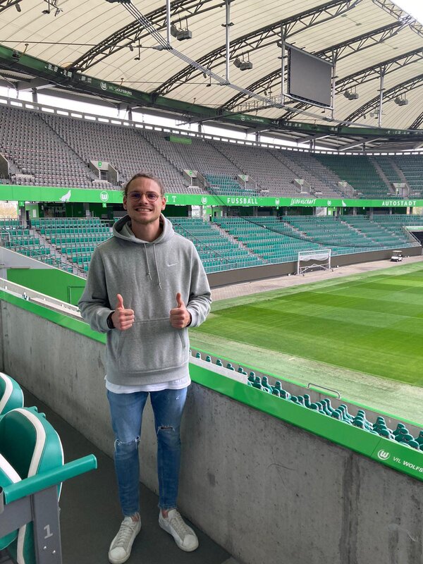 Luca Hanke, Praktikum VfL Wolfsburg