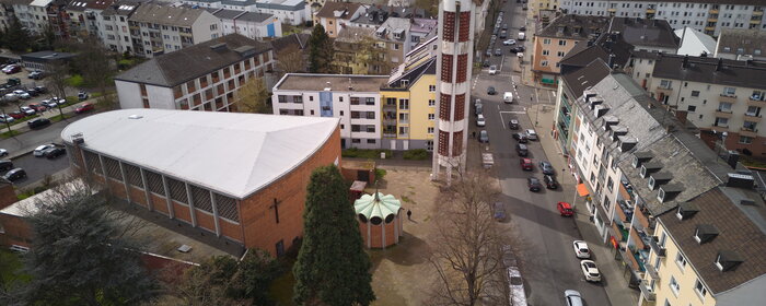 Luftaufnahme vom Projektstandort Koblenz Rauental