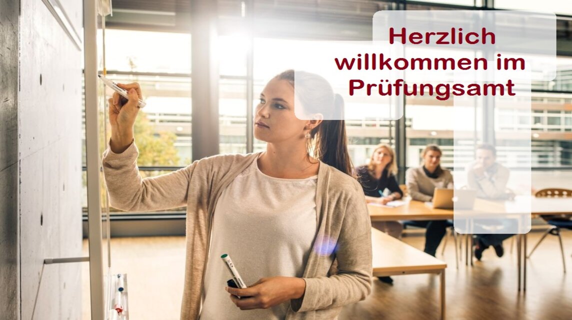 Herzlich willkommen im Prüfungsamt