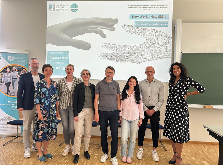 Gruppenfoto der Beteiligten der Remagener Campus Gespräche im Mai 2025